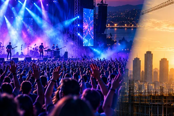 Konser ve organizasyon alanı interneti kiralama
